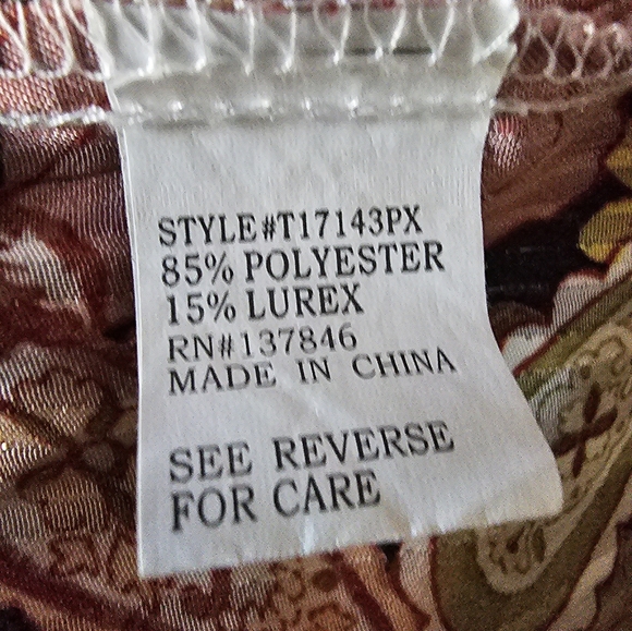 Stem & Vine Blouse 2X - Picture 6 of 6